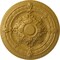 Ekena Millwork Vincent Ceiling Medallion (Fits Canopies up to 6"), Hand-Painted Iridescent Gold, 26"OD x 3"P CM26VIIGS - alternate 1